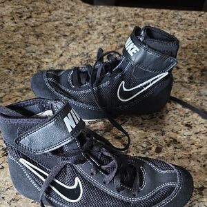 Nike Black Mesh High-Tops